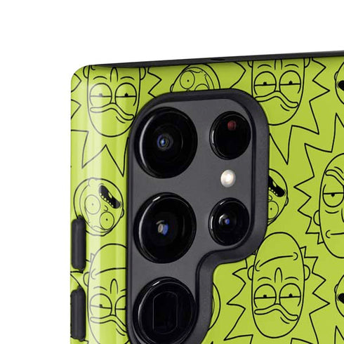 Adult Swim Rick and Morty Rick and Morty All Over Print Galaxy S25 Ultra Impact Case